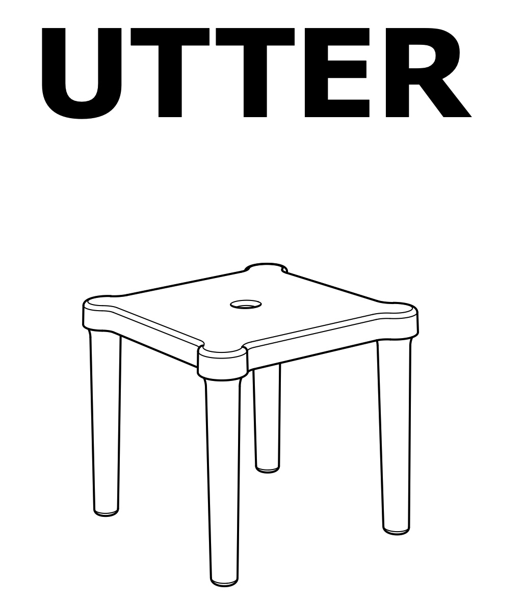 UTTER assembly instruction sheet 1